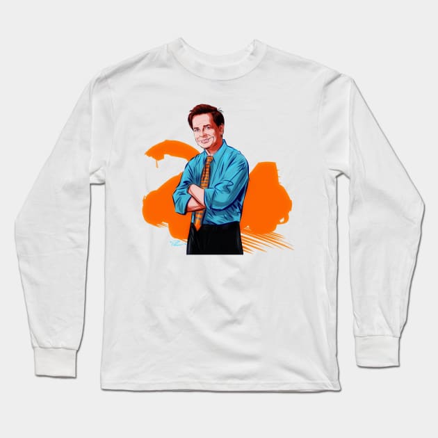 Michael J. Fox - An illustration by Paul Cemmick Long Sleeve T-Shirt by PLAYDIGITAL2020